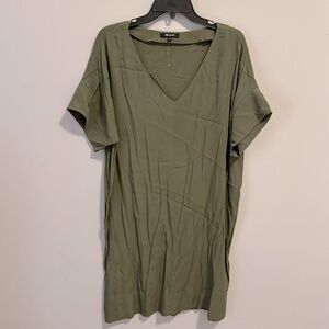VGUC Madewell Olive dress L